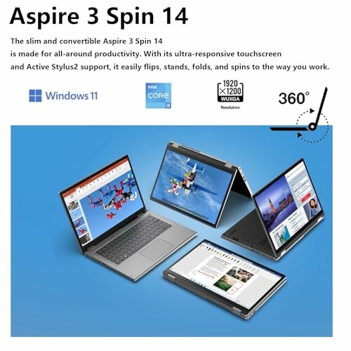 Acer Aspire 3 Spin 14" Convertible Laptop